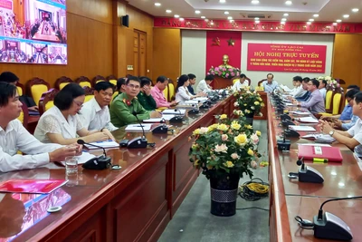 Ủy ban Kiểm tra Tỉnh ủy Lào Cai họp trực tuyến về công tác, kiểm tra, giám sát đảng viên và tổ chức Đảng. (Ảnh: TL)