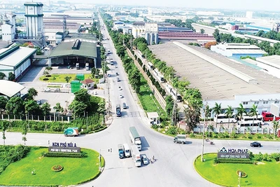 Khu công nghiệp Phố Nối A, tỉnh Hưng Yên. 