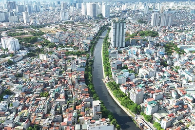 Hà Nội phát huy hiệu quả các nguồn lực từ tài nguyên đất đai, góp phần phát triển kinh tế-xã hội. (Ảnh MỸ HÀ) 