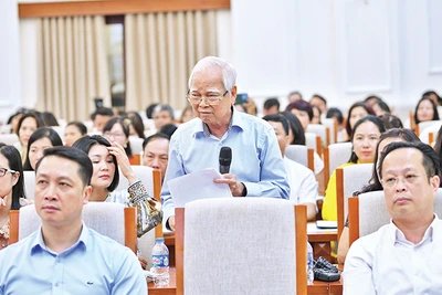 Sự kiện thu hút đông đảo nhà giáo, cán bộ quản lý, nhân viên ngành giáo dục tham gia. (Ảnh BỘ GIÁO DỤC và ÐÀO TẠO) 