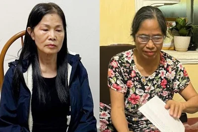 Đỗ Thị Mão (trái) và Bạch Thị Dảnh (phải). (Ảnh: CAND)