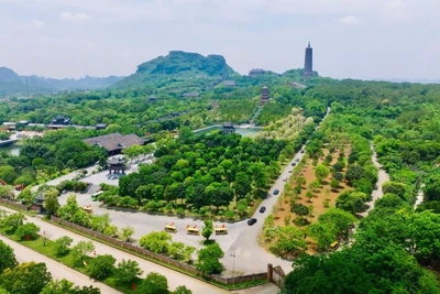 Xá lợi Đức Phật được tôn trí tại chùa Bái Đính sẽ được kéo dài đến 6 giờ sáng 23/5.