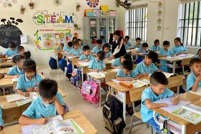 Cơ sở vật chất, trang thiết bị ở các nhà trường được ngành giáo dục Ninh Bình chú trọng đầu tư, tạo điều kiện tốt nhất phục vụ công tác giảng dạy và học tập.