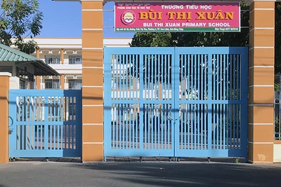 Trường tiểu học Bùi Thị Xuân, phường 4, Thành phố Cao Lãnh. (Ảnh: CTV)
