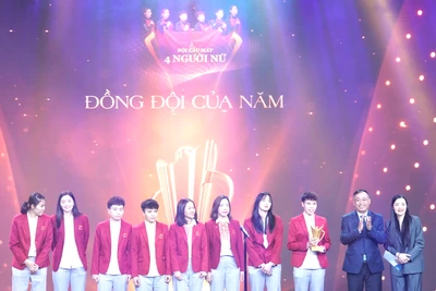 Các vận động viên được vinh danh tại lễ trao giải Cúp Chiến thắng 2023