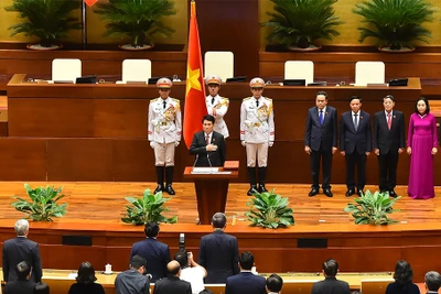 Tổng Bí thư, Chủ tịch nước Lào gửi thư chúc mừng Chủ tịch nước Lương Cường