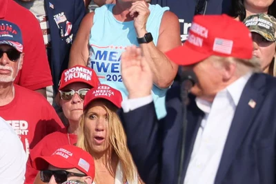 Cựu Tổng thống Donald Trump phát biểu trong cuộc vận động tranh cử diễn ra tại bang Pennsylvania, ngày 13/7/2024. (Ảnh: Reuters)