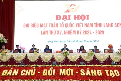 Đại hội đại biểu Mặt trận Tổ quốc Việt Nam tỉnh Lạng Sơn khóa 15, nhiệm kỳ 2024-2029.