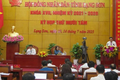 Hội đồng nhân dân tỉnh Lạng Sơn tổ chức Kỳ họp thứ 18, khóa 17, nhiệm kỳ 2021-2026.