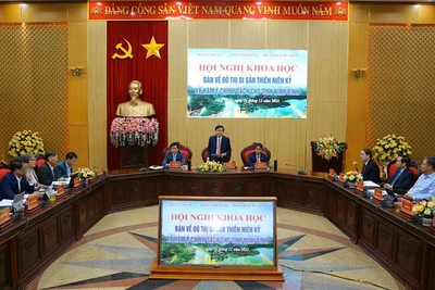 Quang cảnh hội nghị. (Ảnh: ANH TUẤN)