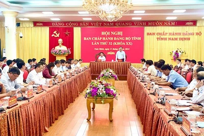 Quang cảnh hội nghị. (Ảnh: XUÂN TRƯỜNG)