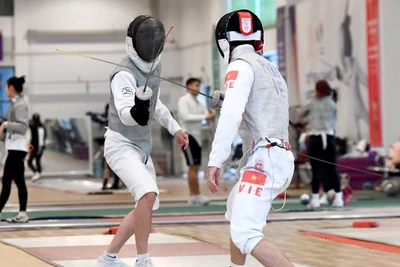 Phong trào tập luyện đấu kiếm cần được nhân rộng. (Ảnh: Bạch Dương)