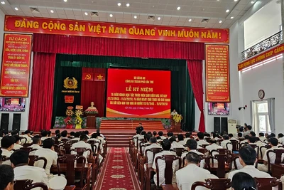 Quang cảnh buổi lễ.