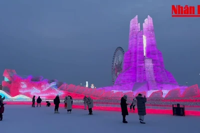 Xứ sở băng tuyết ở Trung Quốc lung linh đón chào Á vận hội mùa đông 2025