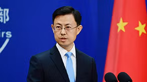 Người phát ngôn Bộ Ngoại giao Trung Quốc Quách Gia Khôn. (Ảnh: fmprc.gov.cn)