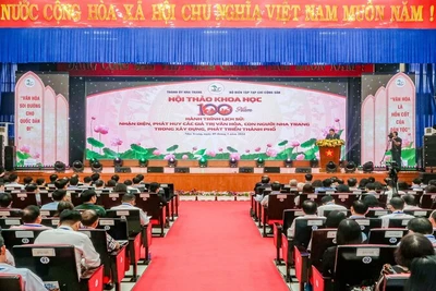 Quang cảnh hội thảo. (Ảnh: PHONG NGUYÊN) 