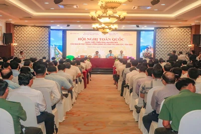 Quang cảnh hội nghị. (Ảnh: PHONG NGUYÊN) 