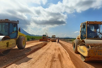 Các công trình trọng điểm ở Hà Tĩnh đang gấp rút đẩy nhanh tiến độ.