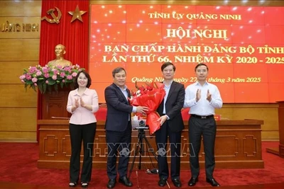 [Video] Đồng chí Vũ Quyết Tiến được bầu giữ chức vụ Phó Bí thư Tỉnh ủy Quảng Ninh