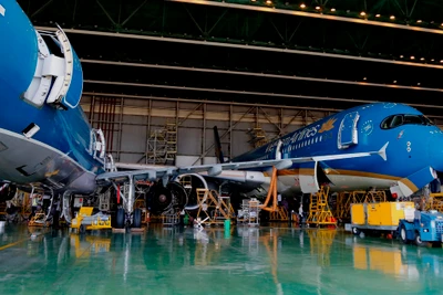 Vietnam Airlines nói riêng và nhiều doanh nghiệp nhà nước khác đã thể hiện rõ vai trò của kinh tế nhà nước. Ảnh: Khiếu Minh