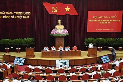 Hội nghị toàn quốc tổng kết công tác phòng, chống tham nhũng, tiêu cực giai đoạn 2012-2022, ngày 30/6/2022. (Ảnh minh họa: Đăng Khoa)