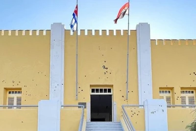 Khu Di tích cách mạng Cuba-Pháo đài Moncada. (Ảnh: TTXVN)