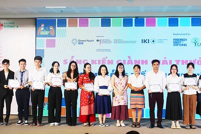 10 dự án được hỗ trợ và triển khai thực tiễn.