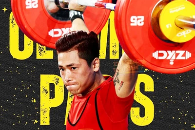 Trịnh Văn Vinh đã có tấm vé Olympic 2024 cho cử tạ Việt Nam.