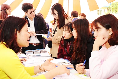 Ngày hội việc làm Học viện Thanh thiếu niên