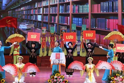 Một tiết mục tham gia tại hội thi.