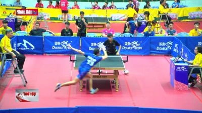 Những khoảnh khắc đẹp của Giải Bóng bàn Báo Nhân Dân