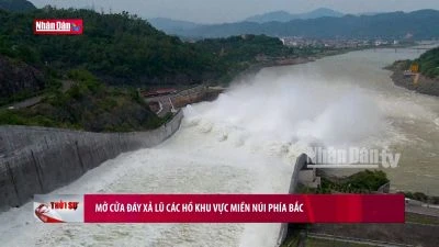 Mở cửa đáy xả lũ các hồ khu vực miền núi phía Bắc