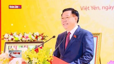 Lễ công bố Nghị quyết thành lập thị xã Việt Yên, tỉnh Bắc Giang