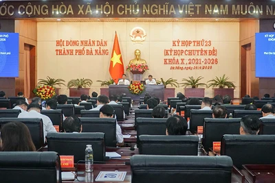 Kỳ họp thứ 23 Hội đồng nhân dân thành phố Đà Nẵng đã khai mạc.