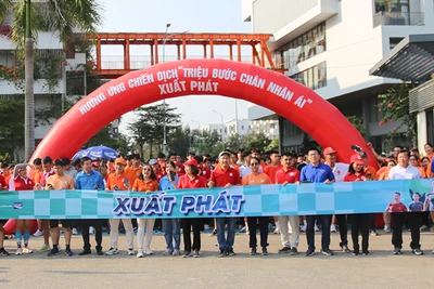 Chương trình “Triệu bước chân nhân ái” Đà Nẵng phấn đấu gây quỹ đạt 100 triệu đồng.