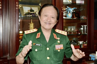 Thượng tướng, Viện sĩ, Anh hùng Lực lượng vũ trang nhân dân Nguyễn Huy Hiệu, nguyên Ủy viên Trung ương Đảng, nguyên Thứ trưởng Bộ Quốc phòng. (Ảnh do Thượng tướng Nguyễn Huy Hiệu cung cấp)