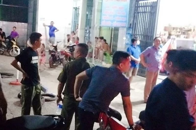 Hiện trường khu vực xảy ra vụ việc.