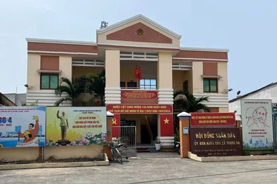  Một góc xã đảo Thạnh An, huyện Cần Giờ.