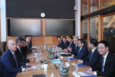 Thủ tướng Phạm Minh Chính làm việc với Tập đoàn Meta. (Ảnh: DƯƠNG GIANG)