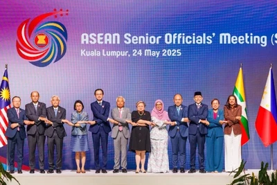 Các quan chức cao cấp (SOM) trù bị cho Hội nghị cấp cao ASEAN lần thứ 46. (Ảnh: Bộ Ngoại giao Việt Nam)