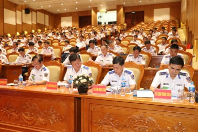 Các đại biểu tham dự bế mạc lớp tập huấn.