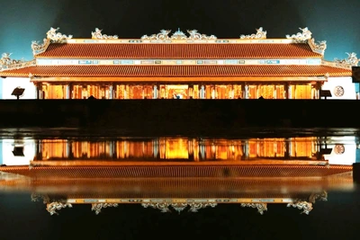 Lần đầu tiên một di tích văn hóa thuộc di sản thế giới UNESCO ở Việt Nam đạt chuẩn công trình xanh-Điện Thái Hòa. (ảnh: Di tích Huế)