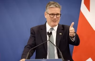 Thủ tướng Anh Keir Starmer phát biểu họp báo ngày 16/9/2024. (Ảnh: THX/TTXVN)