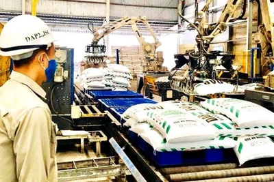 Sản xuất phân bón DAP tại Công ty cổ phần DAP số 2 - Vinachem. (Nguồn: Vinachem)