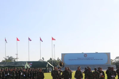 Diễn tập chung giữa quân đội ba nước Campuchia-Lào-Việt Nam có nội dung chính là phối hợp cứu hộ cứu nạn và quân y.