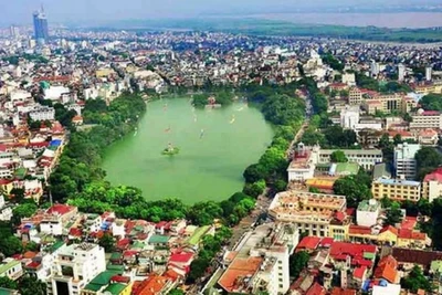 Hồ Hoàn Kiếm và khu vực phụ cận. (Ảnh: internet)