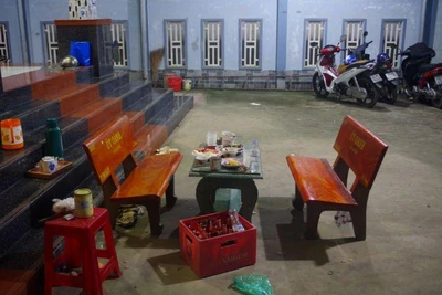 Nơi xảy ra án mạng.