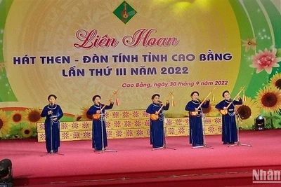 Hát Then, đàn Tính có vị trí quan trọng trong kho tàng dân ca, dân vũ của tỉnh Cao Bằng.