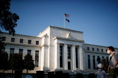Trụ sở Cục Dự trữ Liên bang Mỹ tại Washington DC. (Ảnh: XINHUA)