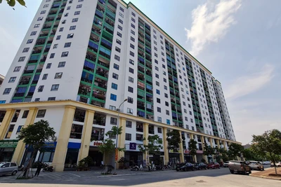 Dự án nhà ở xã hội Ðông Dương 1 tại tỉnh Bắc Ninh. 